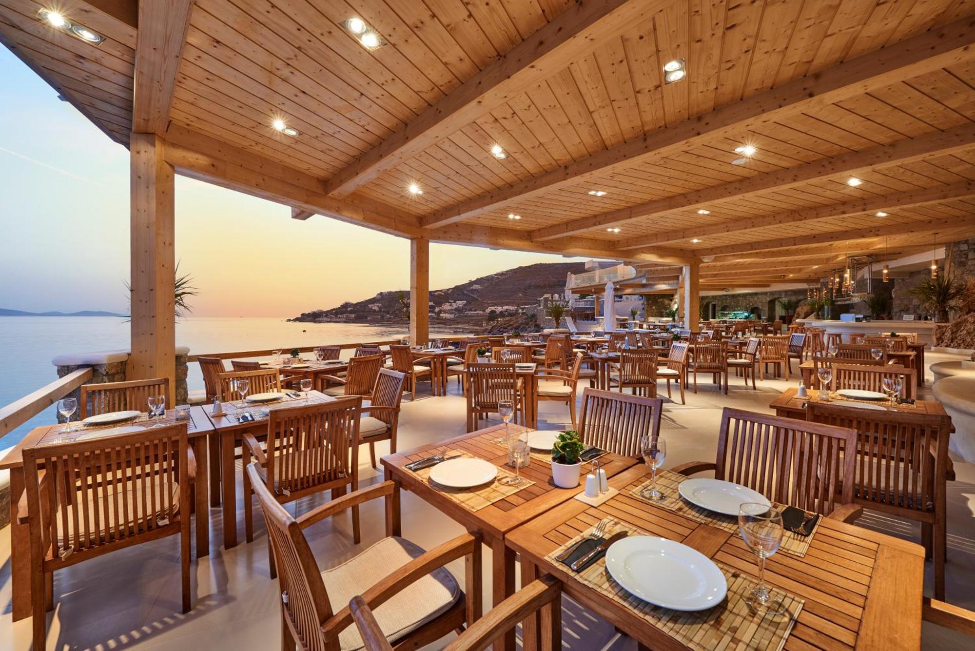 Saint John Hotel Villas & Spa Agios Ioannis Diakoftis Exterior foto Restaurant in Mykonos