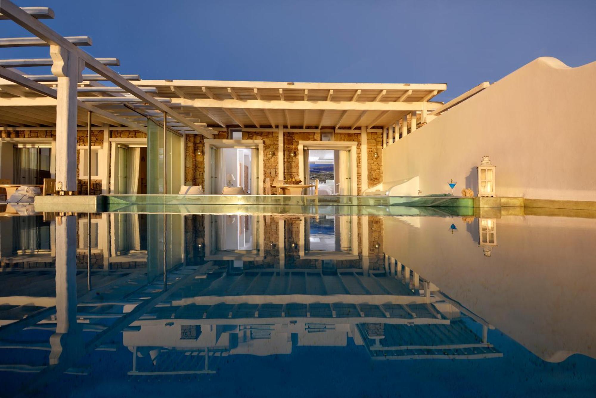 Saint John Hotel Villas & Spa Agios Ioannis Diakoftis Exterior foto The pool at the hotel