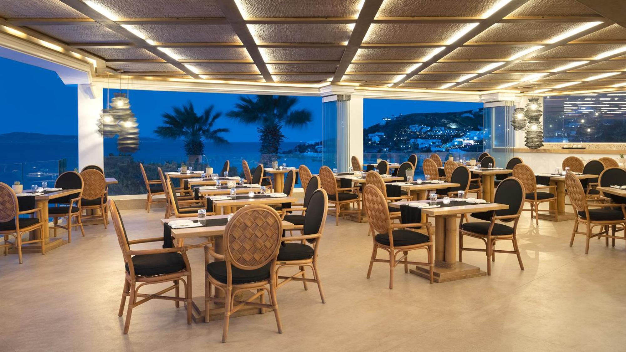 Saint John Hotel Villas & Spa Agios Ioannis Diakoftis Exterior foto The restaurant