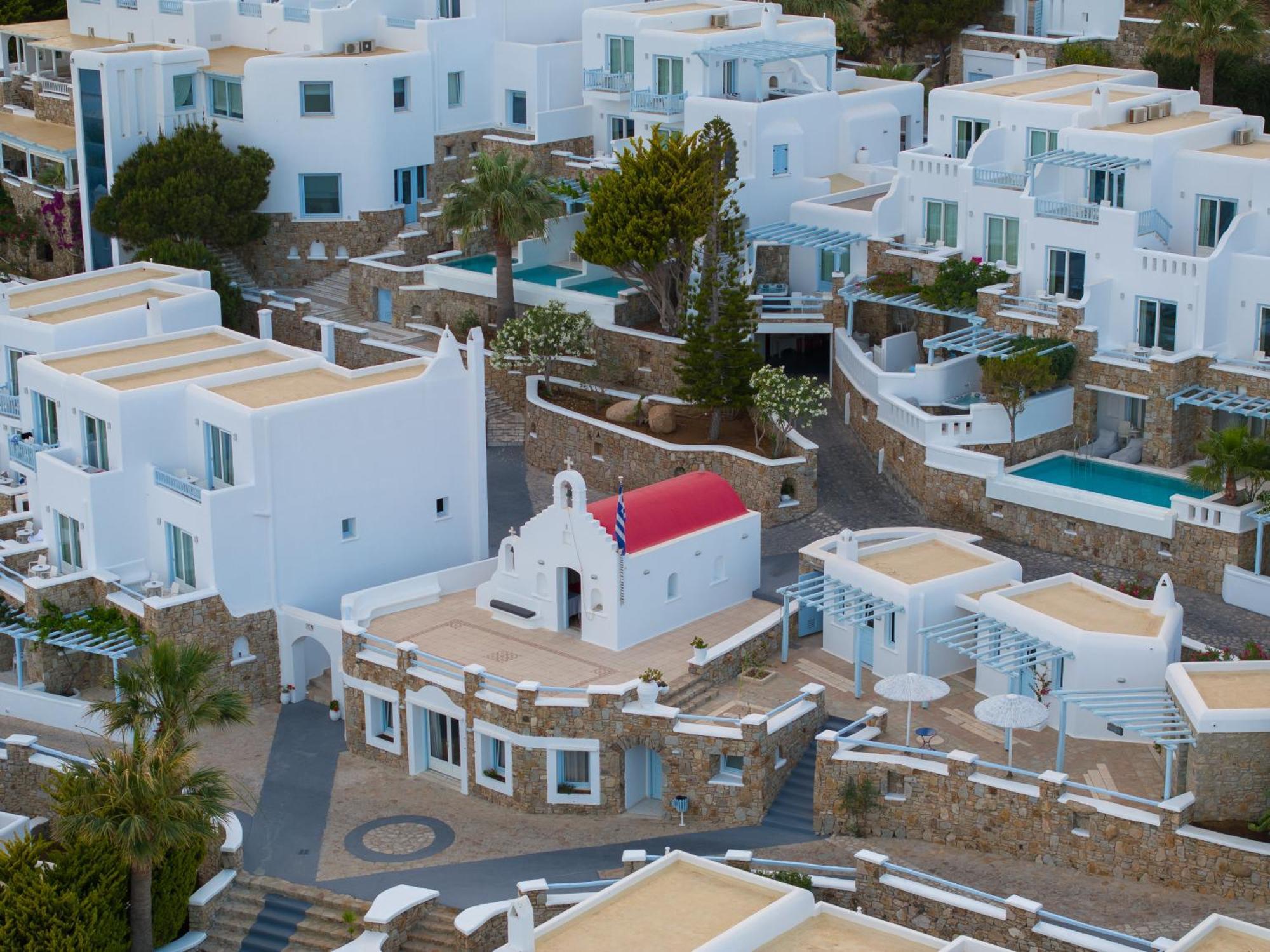 Saint John Hotel Villas & Spa Agios Ioannis Diakoftis Exterior foto Mykonos