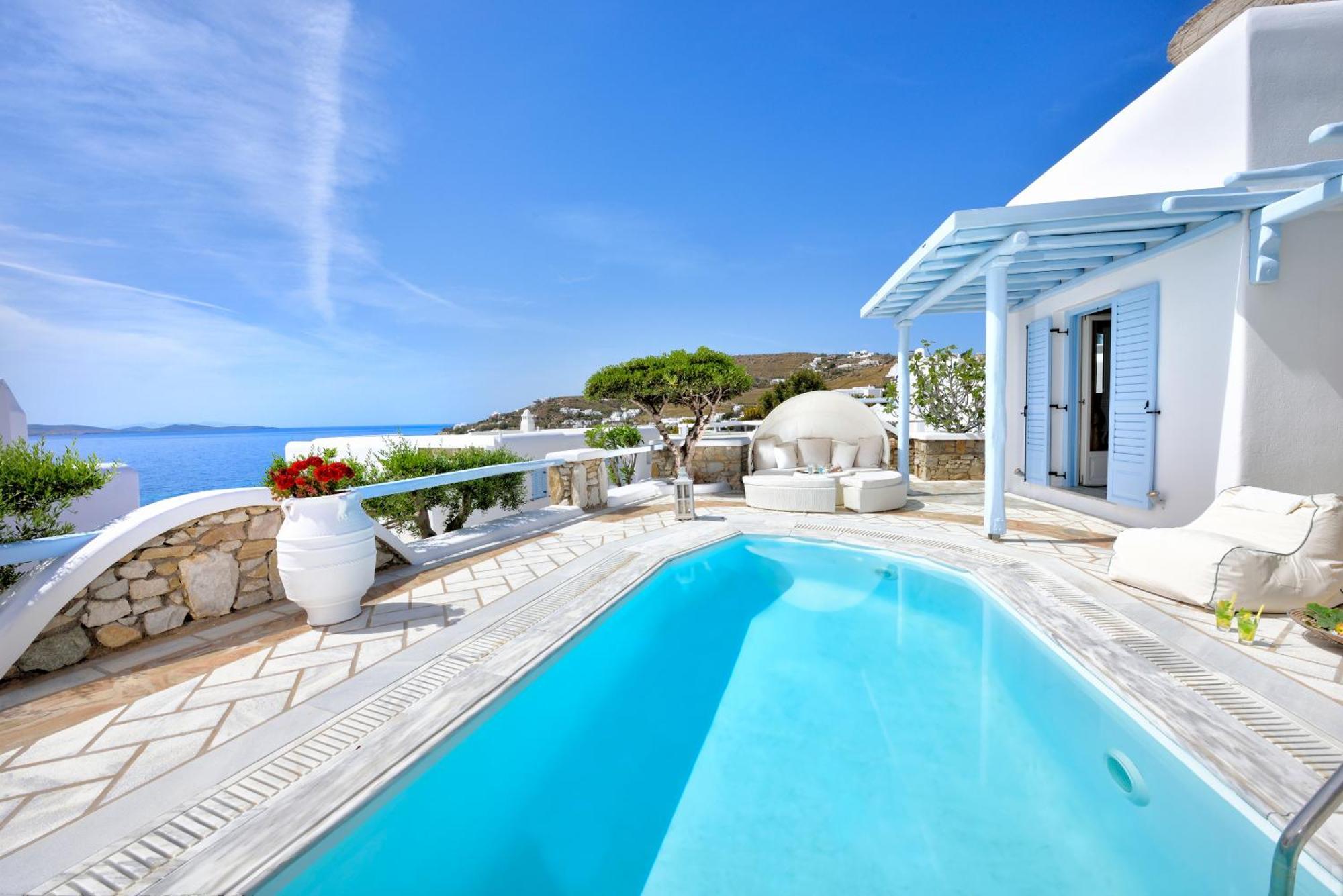 Saint John Hotel Villas & Spa Agios Ioannis Diakoftis Exterior foto A villa in Mykonos